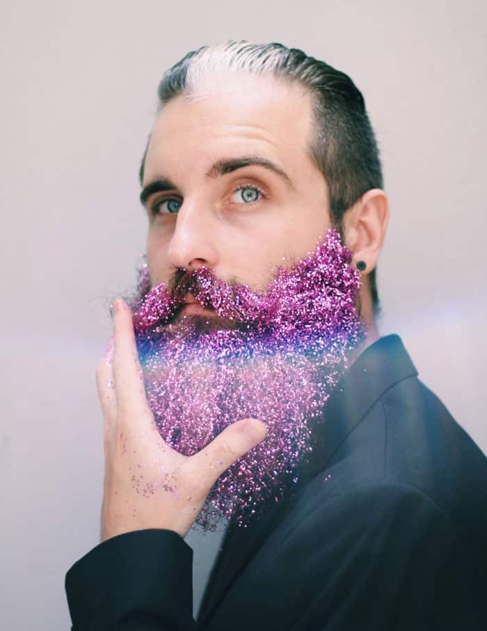 Блестящая мужская борода