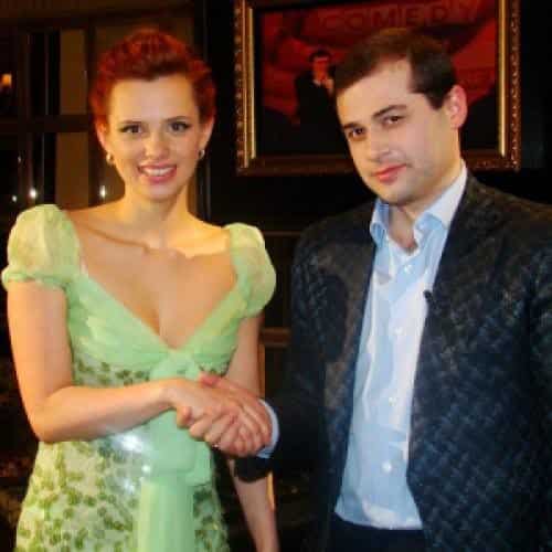 Андрей Молочный и жена Наталья