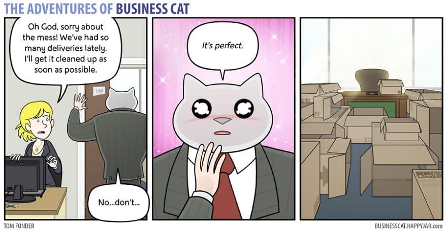 Комикс кот в бизнесе 4