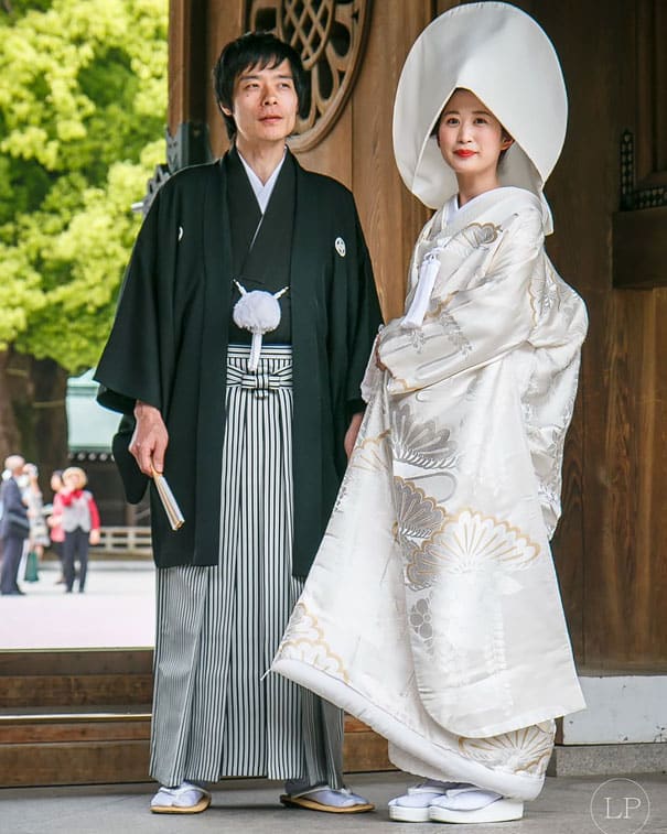 Свадебный японский наряд