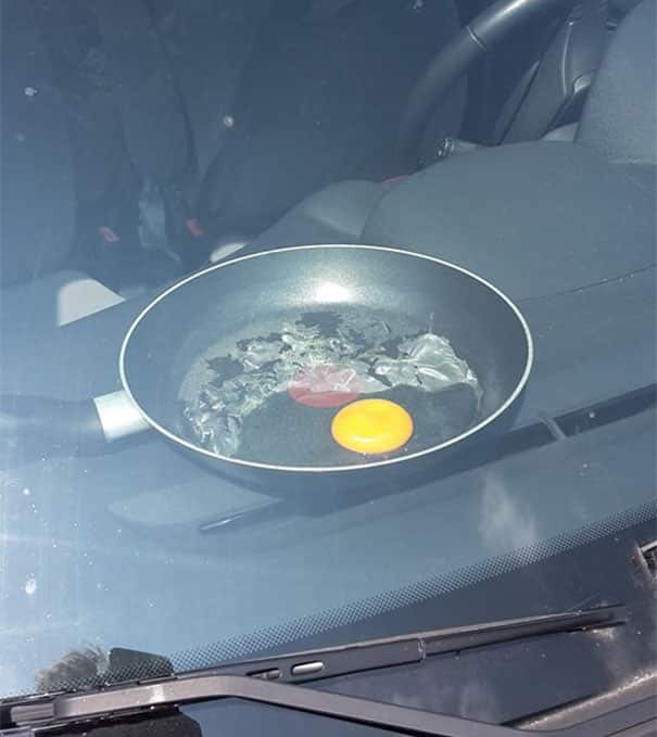Яичница в машине
