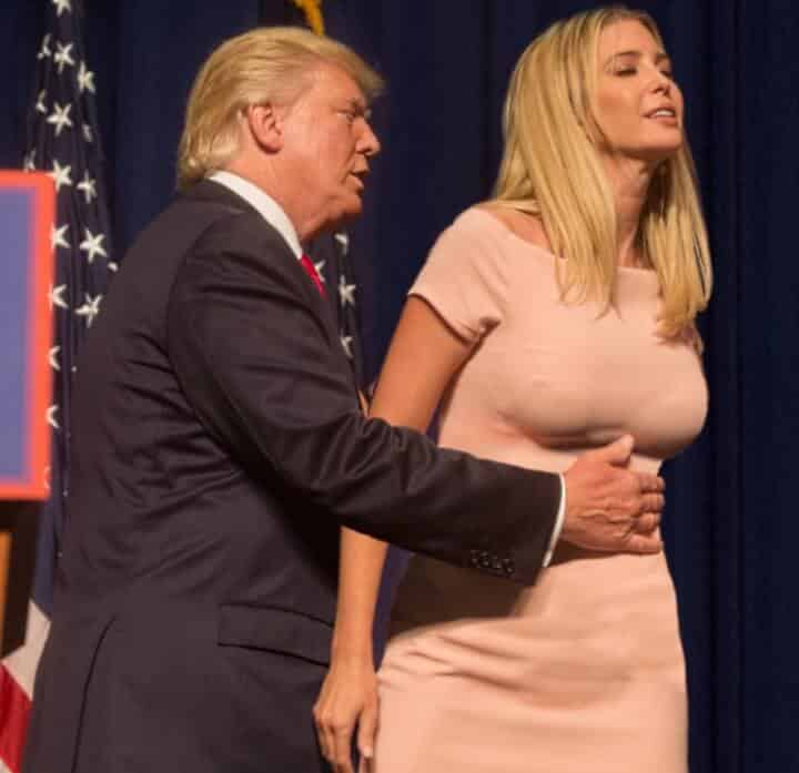 Отец и дочь Трамп