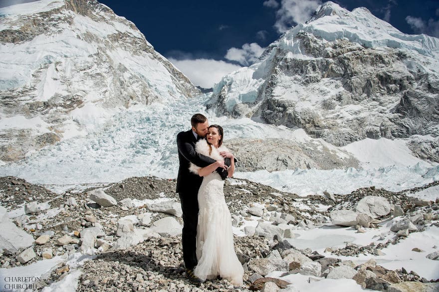 Свадьба альпинистов на Эвересте
