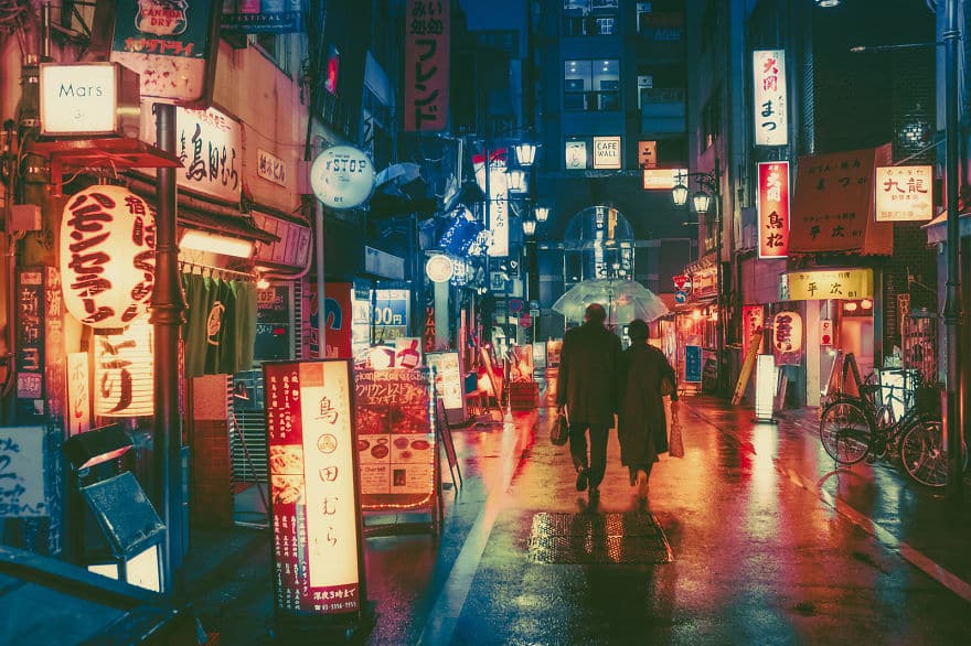 Сказочный ночной Токио